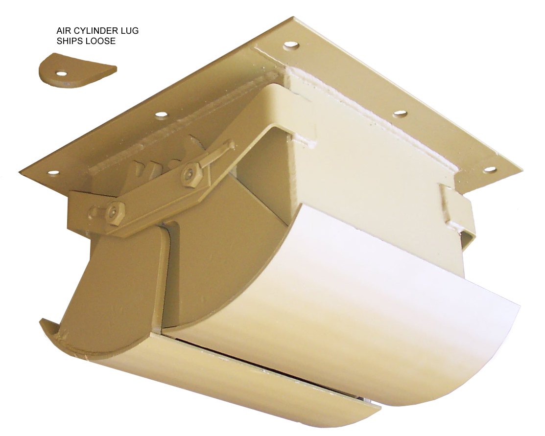 Clamshell Gate - Low Headroom Double Clamshell Gate