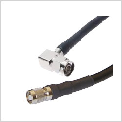 N Male Right Angle to RP-TNC Plug ,LMR400 Jumper 2 feet
