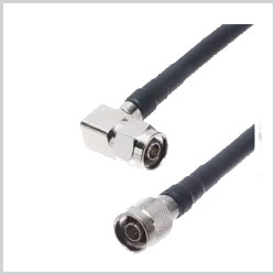 N-Male to N-Male Right Angle , 20 feet 195-Series Jumper