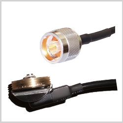 NMO/TAD to N Male Plug , 2 feet 195-Series Jumper