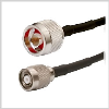 RP-TNC Plug to N Male ,low loss 240 series Jumper 2 feet