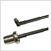 SMA Male Right Angle to N Female Bulkhead, 10 feet 195-Series Jumper