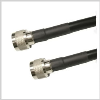 RP-N Plug to RP-N Plug , LMR400 Jumper 2 feet