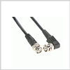 BNC Male Right Angle to BNC Male , 2 feet 195-Series Jumper