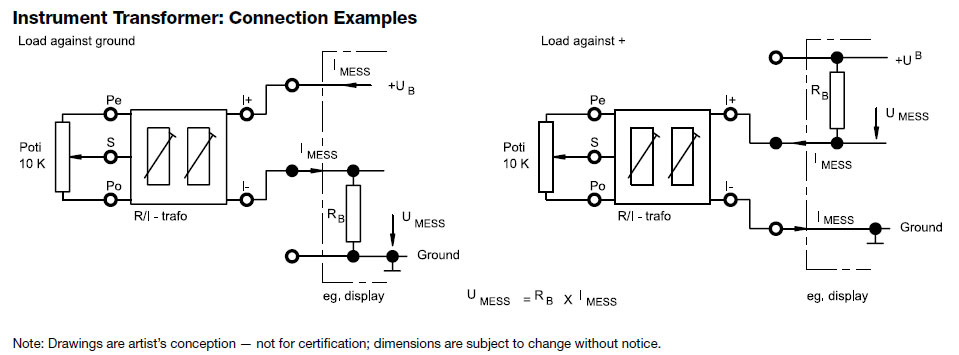 Instrument Transformer: Connection Examples